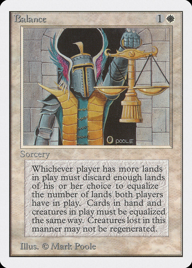 Balance [Unlimited Edition] MTG Single Magic: The Gathering | Red Claw Gaming