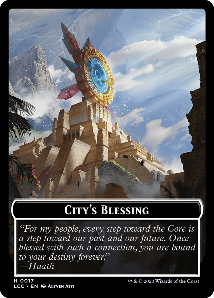 City's Blessing // Pirate (0005) Double-Sided Token [The Lost Caverns of Ixalan Commander Tokens] MTG Single Magic: The Gathering | Red Claw Gaming