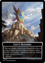 City's Blessing // Vampire (0004) Double-Sided Token [The Lost Caverns of Ixalan Commander Tokens] MTG Single Magic: The Gathering | Red Claw Gaming