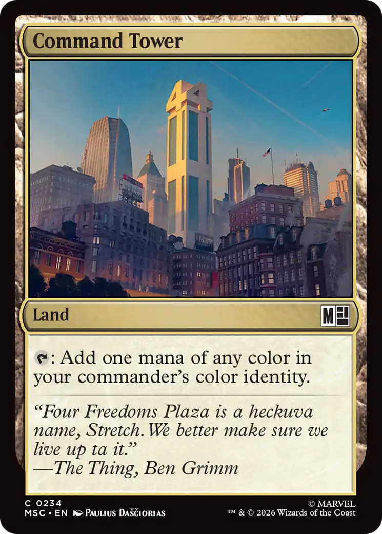 Command Tower (0234) [Marvel Super Heroes Commander] | Red Claw Gaming