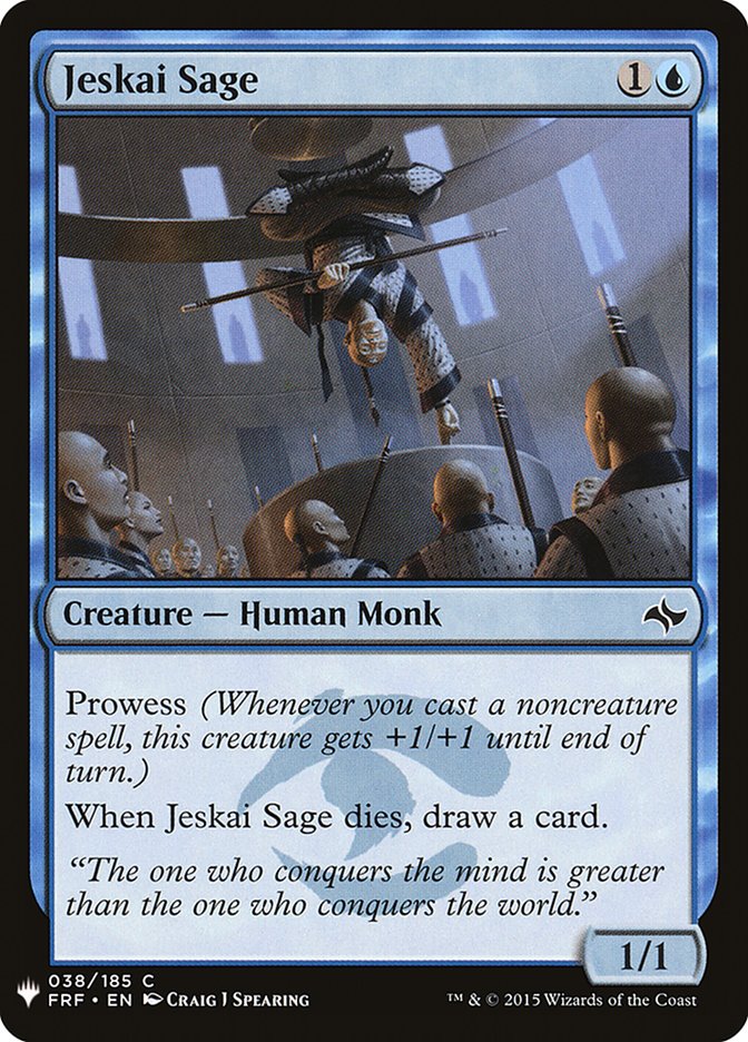Jeskai Sage [Mystery Booster] MTG Single Magic: The Gathering | Red Claw Gaming