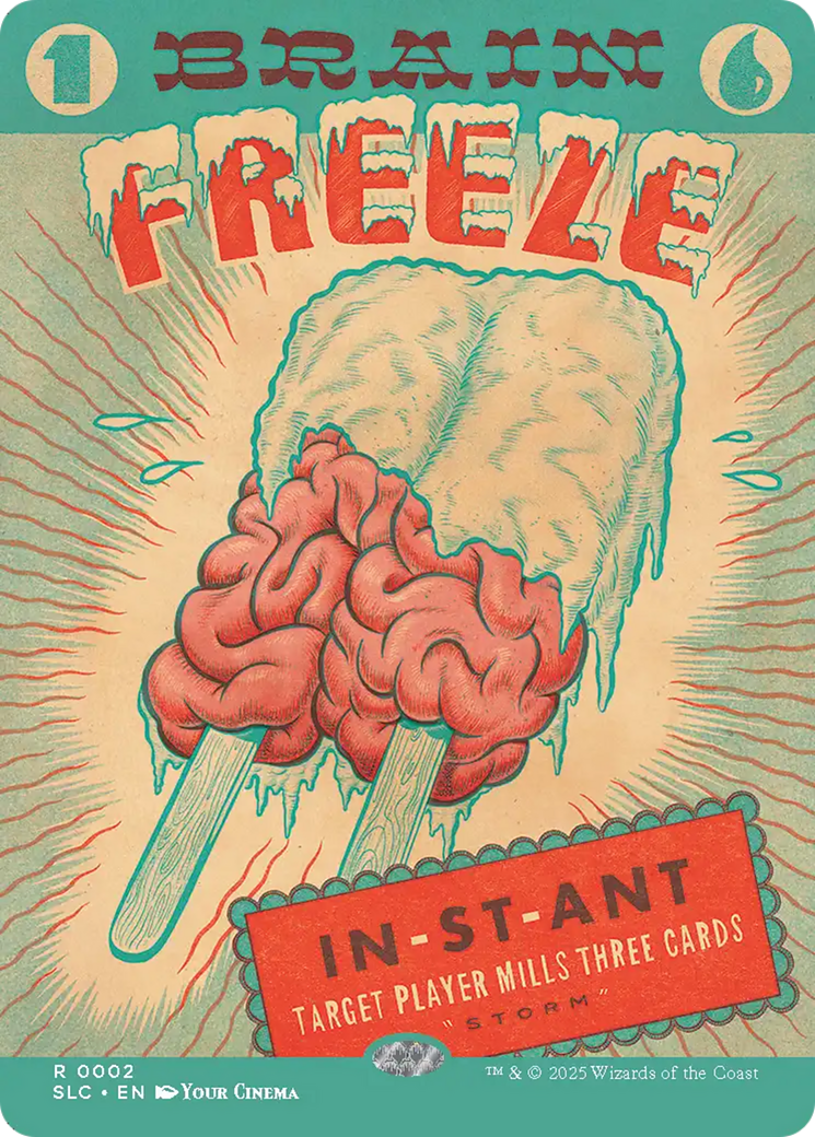 Brain Freeze [Secret Lair Countdown Kit] MTG Single Magic: The Gathering | Red Claw Gaming