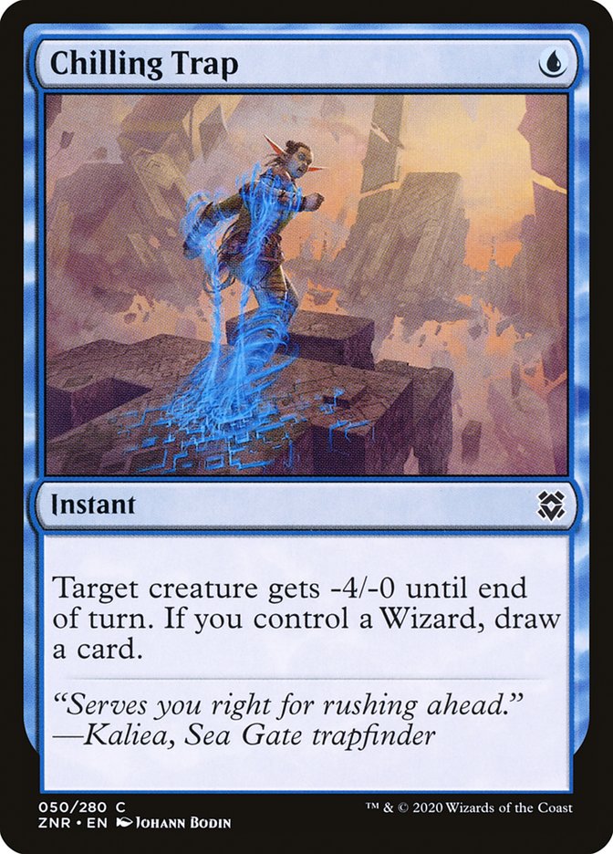 Chilling Trap [Zendikar Rising] MTG Single Magic: The Gathering | Red Claw Gaming