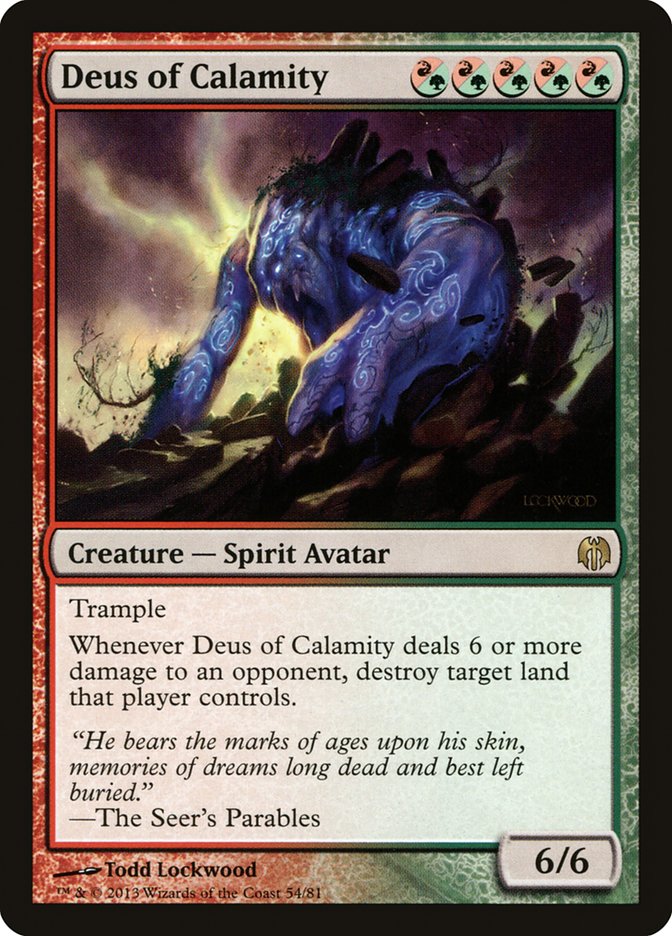 Deus of Calamity [Duel Decks: Heroes vs. Monsters] MTG Single Magic: The Gathering    | Red Claw Gaming