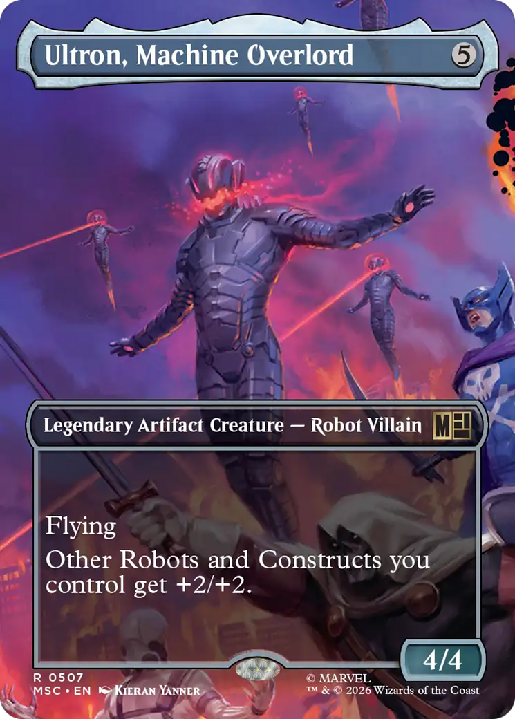 Ultron, Machine Overlord (Borderless) [Marvel Super Heroes Commander] | Red Claw Gaming
