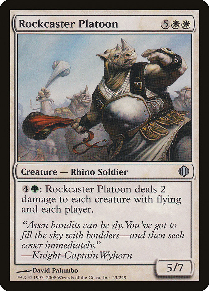 Rockcaster Platoon [Shards of Alara] MTG Single Magic: The Gathering | Red Claw Gaming