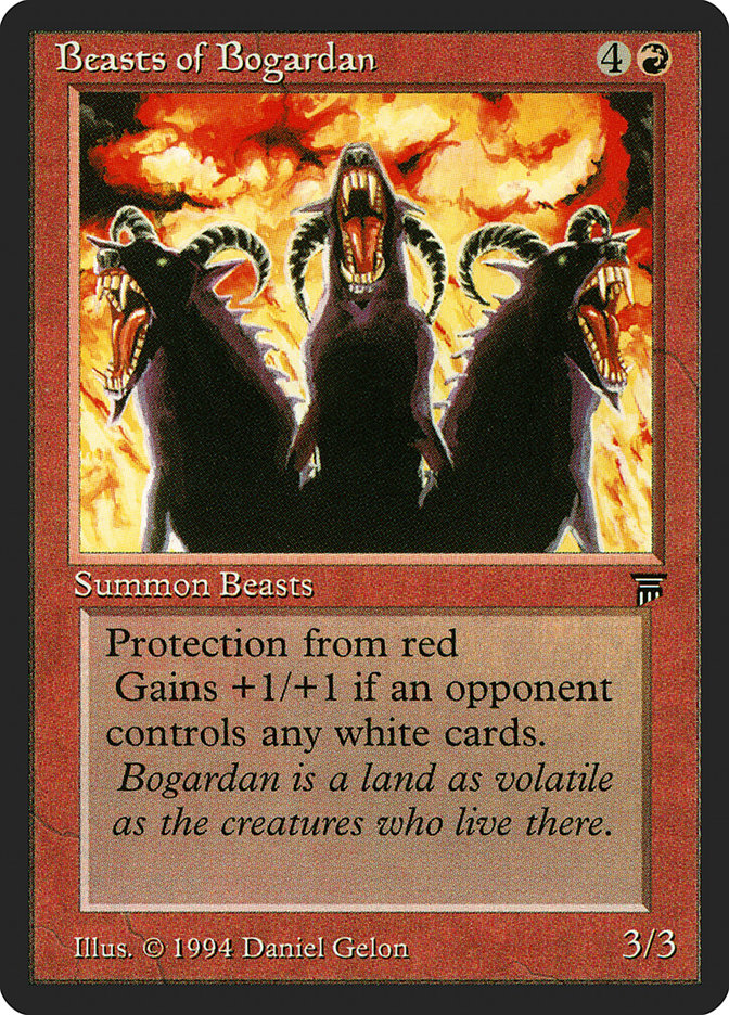 Beasts of Bogardan [Legends] MTG Single Magic: The Gathering | Red Claw Gaming