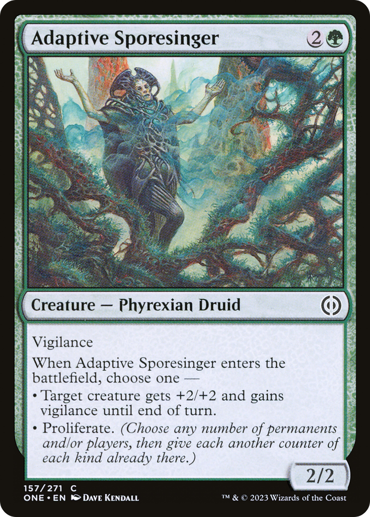 Adaptive Sporesinger [Phyrexia: All Will Be One] MTG Single Magic: The Gathering | Red Claw Gaming