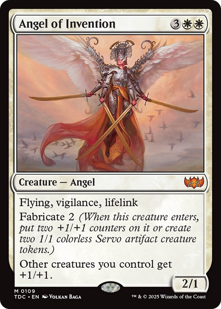 Angel of Invention [Tarkir: Dragonstorm Commander] MTG Single Magic: The Gathering | Red Claw Gaming