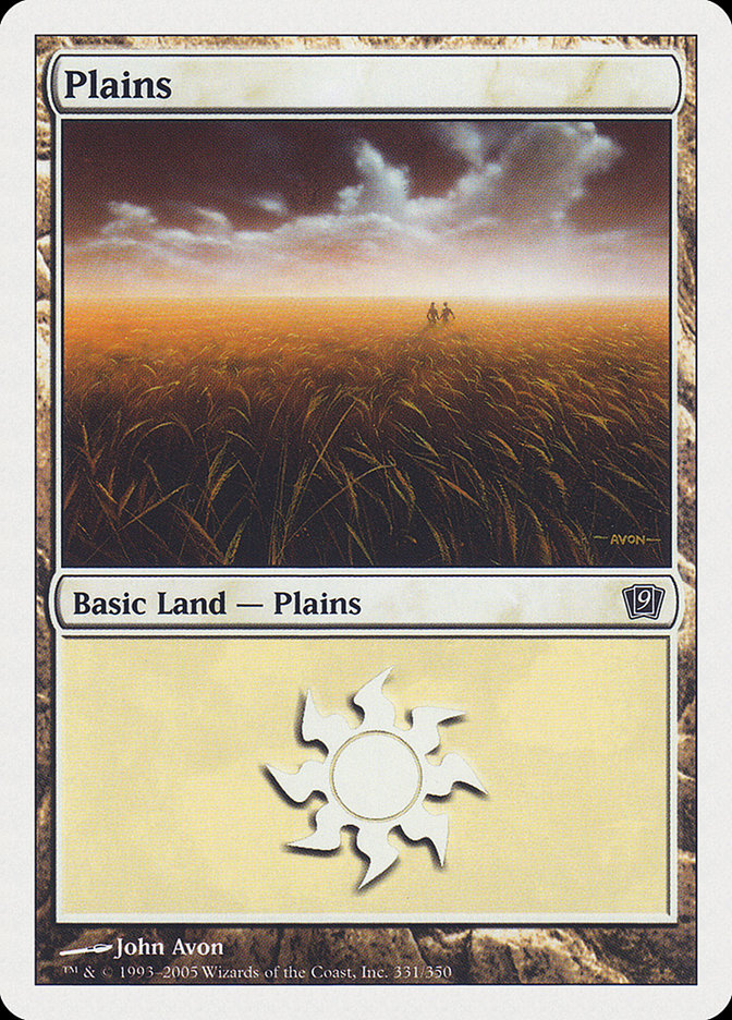 Plains (331) [Ninth Edition] MTG Single Magic: The Gathering | Red Claw Gaming