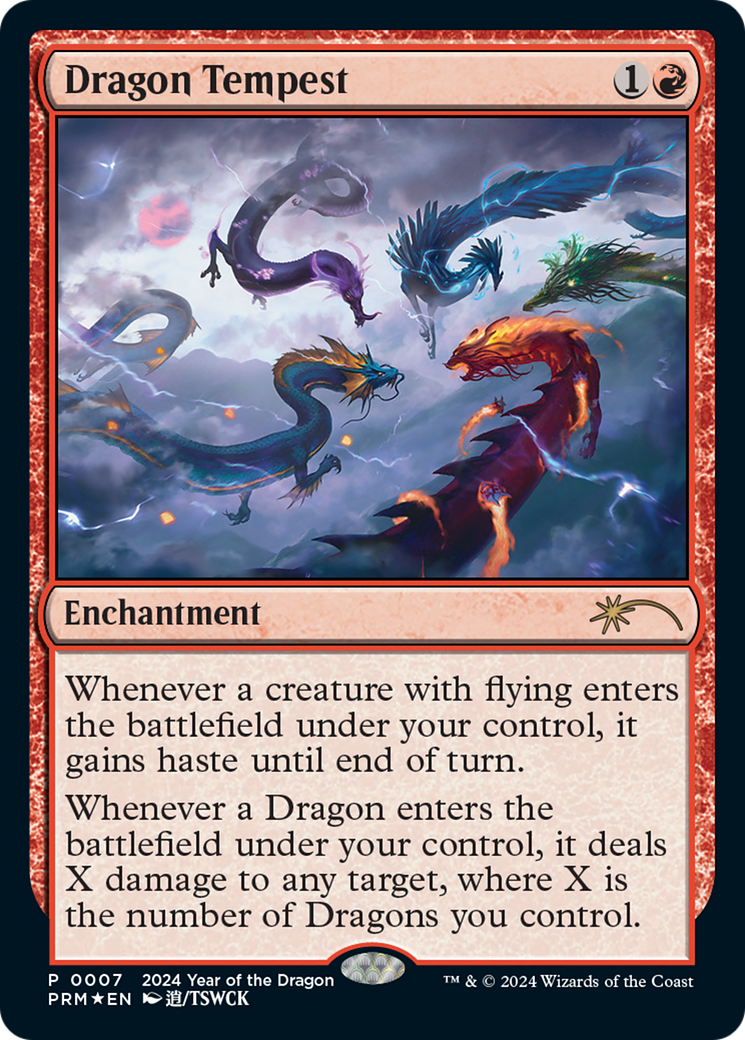 Dragon Tempest (Year of the Dragon 2024) [Standard Showdown Promos] MTG Single Magic: The Gathering | Red Claw Gaming