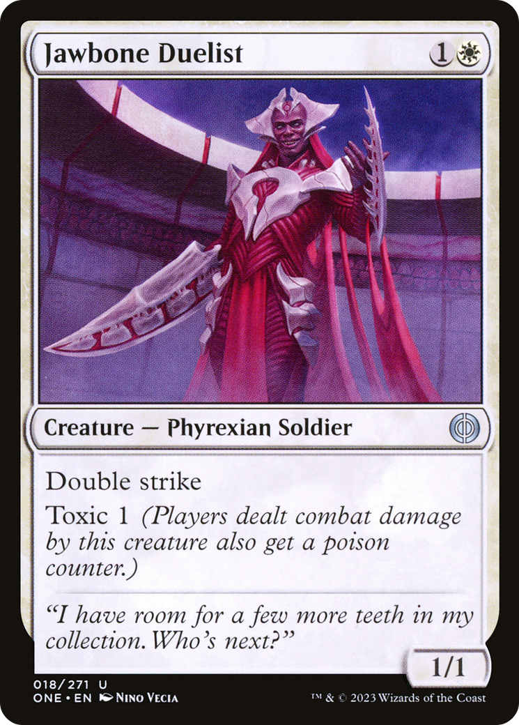 Jawbone Duelist [Phyrexia: All Will Be One] MTG Single Magic: The Gathering | Red Claw Gaming