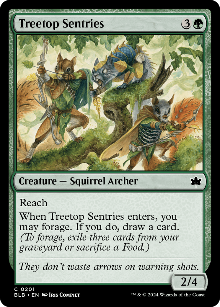 Treetop Sentries [Bloomburrow] MTG Single Magic: The Gathering | Red Claw Gaming