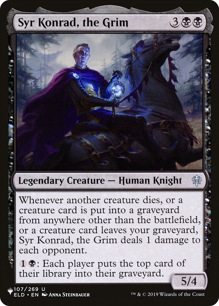 Syr Konrad, the Grim [The List] MTG Single Magic: The Gathering | Red Claw Gaming