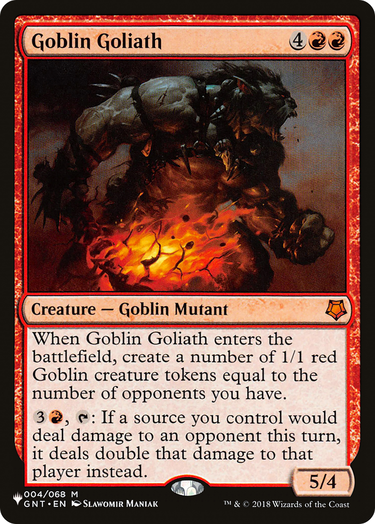 Goblin Goliath [The List] MTG Single Magic: The Gathering | Red Claw Gaming