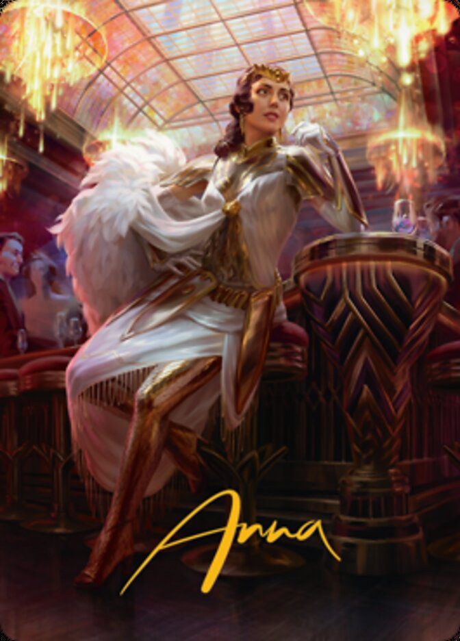 Elspeth Resplendent 1 Art Card (Gold-Stamped Signature) [Streets of New Capenna Art Series] MTG Single Magic: The Gathering | Red Claw Gaming