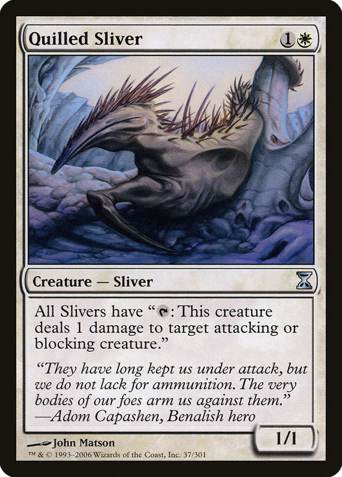 Quilled Sliver [Time Spiral] MTG Single Magic: The Gathering | Red Claw Gaming