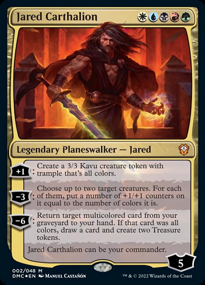 Jared Carthalion [Dominaria United Commander] MTG Single Magic: The Gathering | Red Claw Gaming