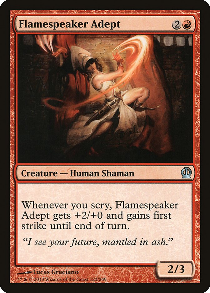 Flamespeaker Adept [Theros] MTG Single Magic: The Gathering | Red Claw Gaming
