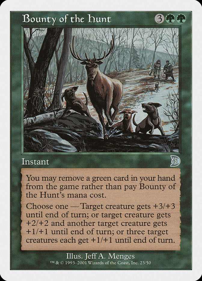 Bounty of the Hunt [Deckmasters] MTG Single Magic: The Gathering | Red Claw Gaming