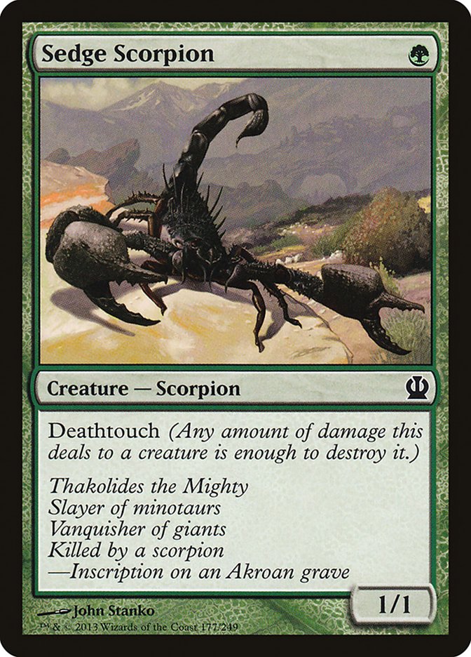 Sedge Scorpion [Theros] MTG Single Magic: The Gathering | Red Claw Gaming