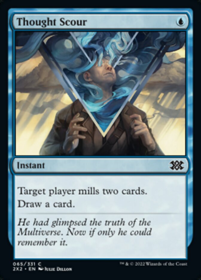 Thought Scour [Double Masters 2022] MTG Single Magic: The Gathering    | Red Claw Gaming