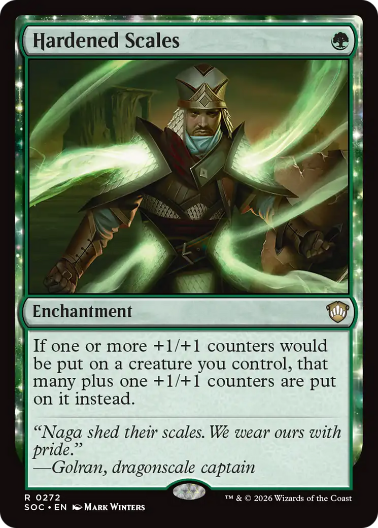 Hardened Scales [Secrets of Strixhaven Commander] MTG Single Magic: The Gathering | Red Claw Gaming