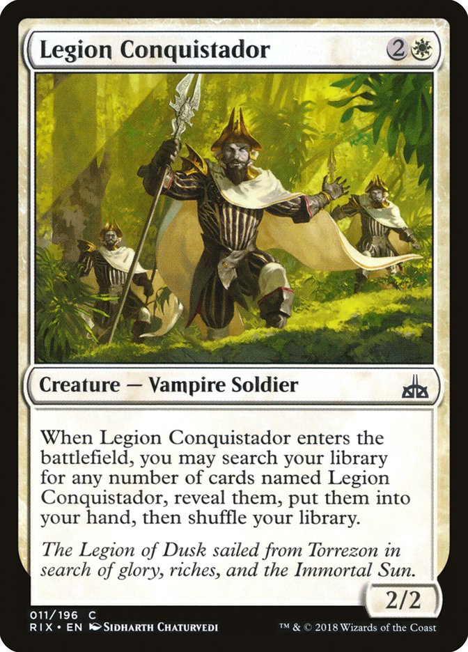 Legion Conquistador [Rivals of Ixalan] MTG Single Magic: The Gathering | Red Claw Gaming
