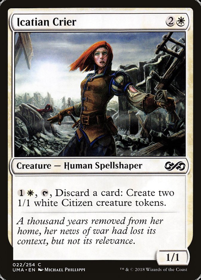Icatian Crier [Ultimate Masters] MTG Single Magic: The Gathering | Red Claw Gaming