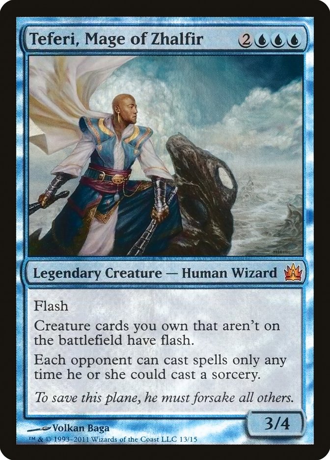 Teferi, Mage of Zhalfir [From the Vault: Legends] MTG Single Magic: The Gathering | Red Claw Gaming
