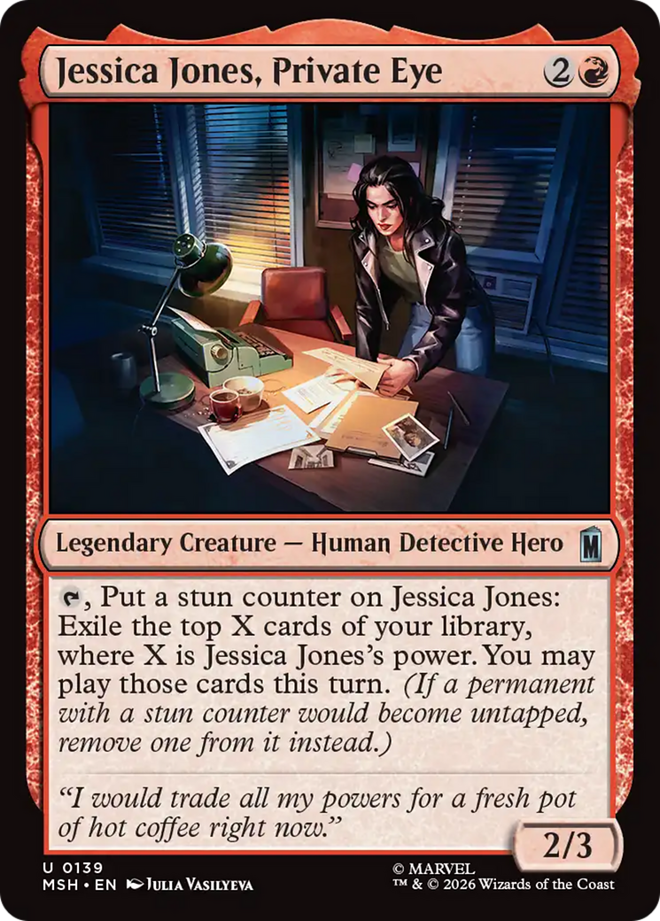 Jessica Jones, Private Eye [Marvel Super Heroes] | Red Claw Gaming