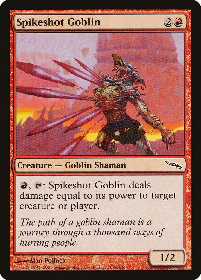 Spikeshot Goblin [Mirrodin] MTG Single Magic: The Gathering | Red Claw Gaming