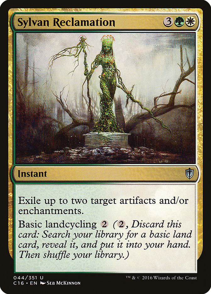 Sylvan Reclamation [Commander 2016] MTG Single Magic: The Gathering | Red Claw Gaming
