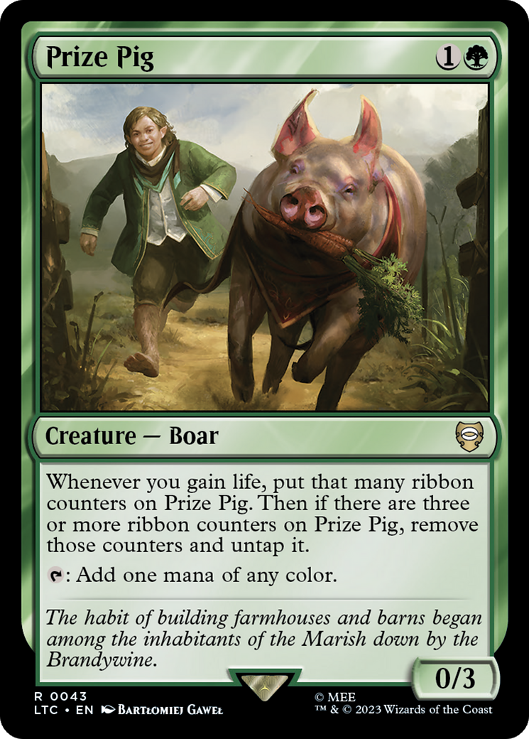 Prize Pig [The Lord of the Rings: Tales of Middle-Earth Commander] MTG Single Magic: The Gathering | Red Claw Gaming