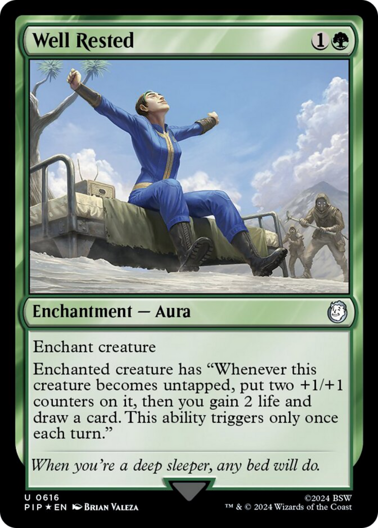 Well Rested (Surge Foil) [Fallout] MTG Single Magic: The Gathering | Red Claw Gaming