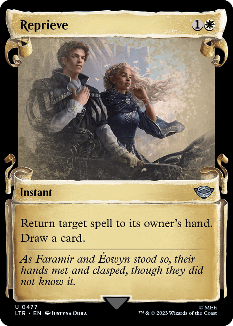 Reprieve [The Lord of the Rings: Tales of Middle-Earth Showcase Scrolls] MTG Single Magic: The Gathering | Red Claw Gaming