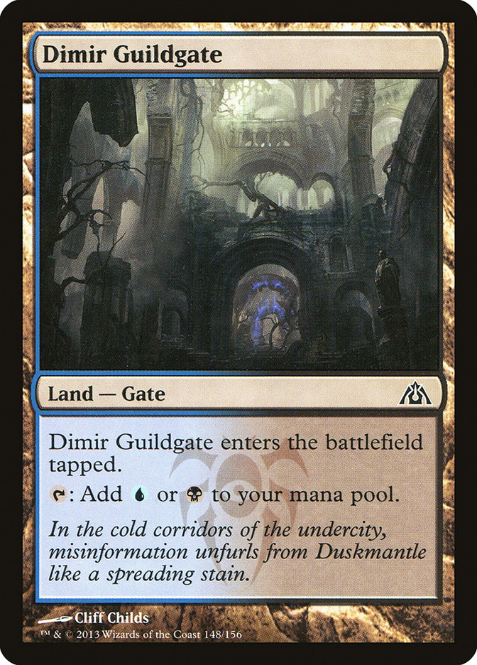 Dimir Guildgate [Dragon's Maze] MTG Single Magic: The Gathering | Red Claw Gaming
