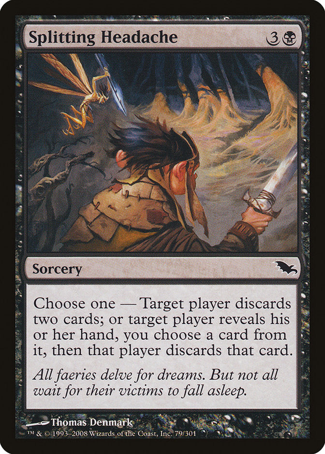 Splitting Headache [Shadowmoor] MTG Single Magic: The Gathering | Red Claw Gaming