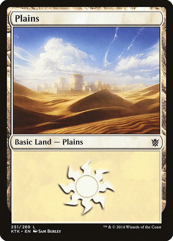 Plains (251) [Khans of Tarkir] MTG Single Magic: The Gathering | Red Claw Gaming
