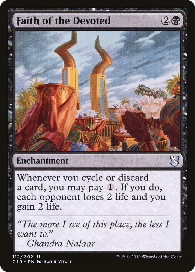 Faith of the Devoted [Commander 2019] MTG Single Magic: The Gathering | Red Claw Gaming