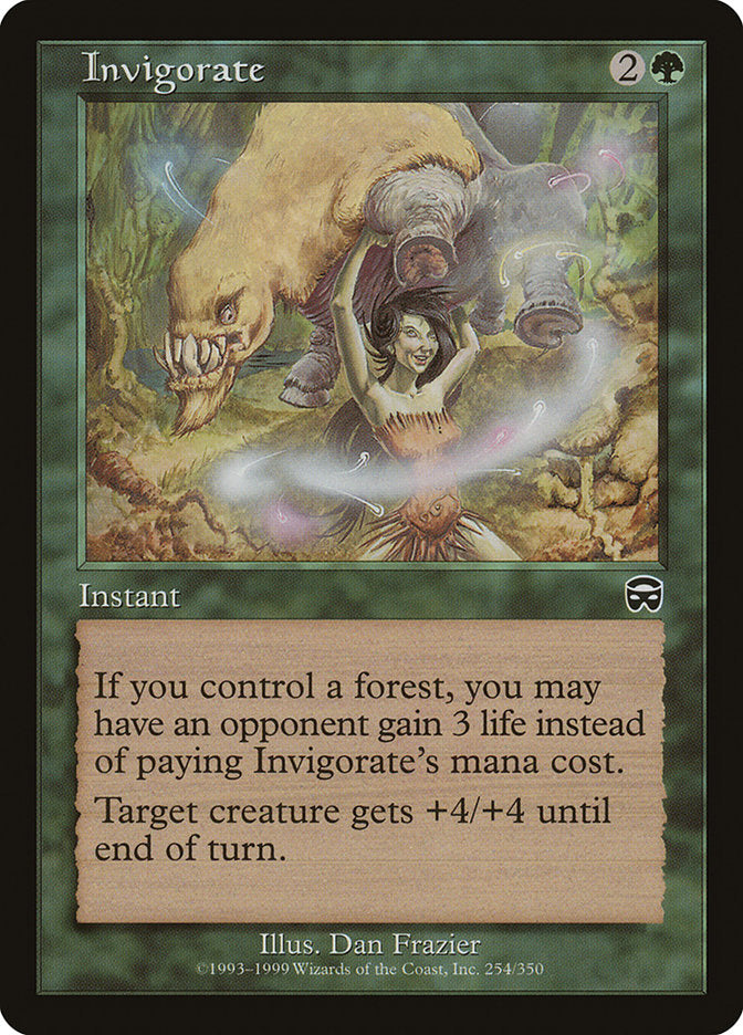 Invigorate [Mercadian Masques] MTG Single Magic: The Gathering | Red Claw Gaming