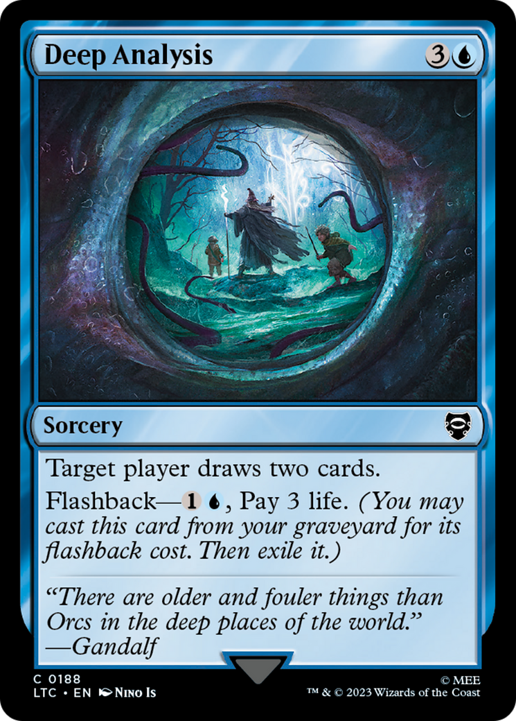 Deep Analysis [The Lord of the Rings: Tales of Middle-Earth Commander] MTG Single Magic: The Gathering | Red Claw Gaming