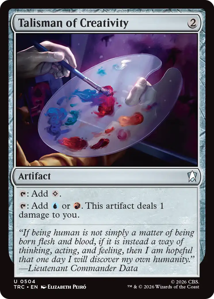Talisman of Creativity [Star Trek Commander] MTG Single Magic: The Gathering | Red Claw Gaming