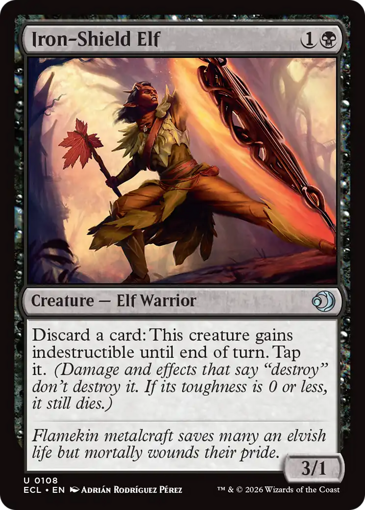 Iron-Shield Elf [Lorwyn Eclipsed] MTG Single Magic: The Gathering | Red Claw Gaming