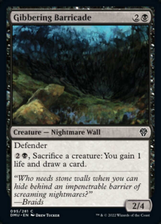 Gibbering Barricade [Dominaria United] MTG Single Magic: The Gathering | Red Claw Gaming