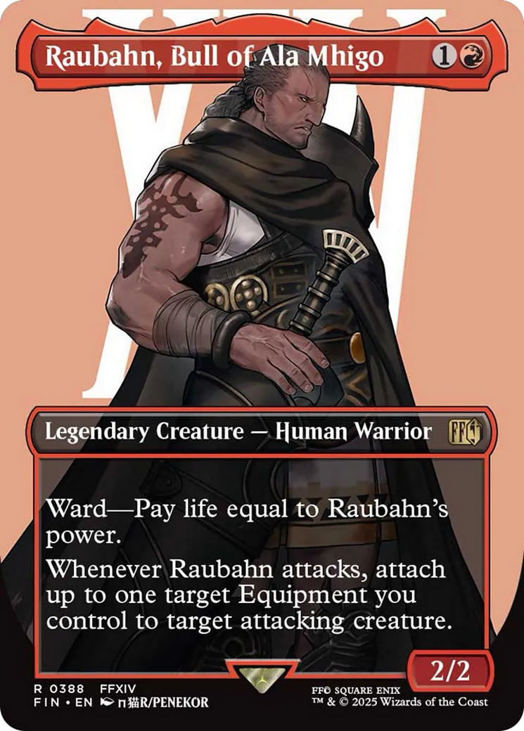 Raubahn, Bull of Ala Mhigo (Borderless) [FINAL FANTASY] MTG Single Magic: The Gathering | Red Claw Gaming
