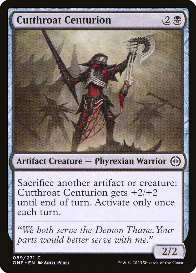 Cutthroat Centurion [Phyrexia: All Will Be One] MTG Single Magic: The Gathering | Red Claw Gaming