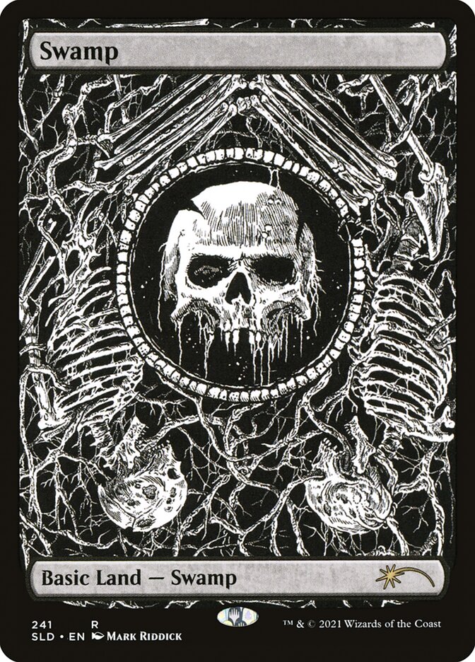 Swamp (Crushing Brutality) [Secret Lair Drop Series] MTG Single Magic: The Gathering | Red Claw Gaming