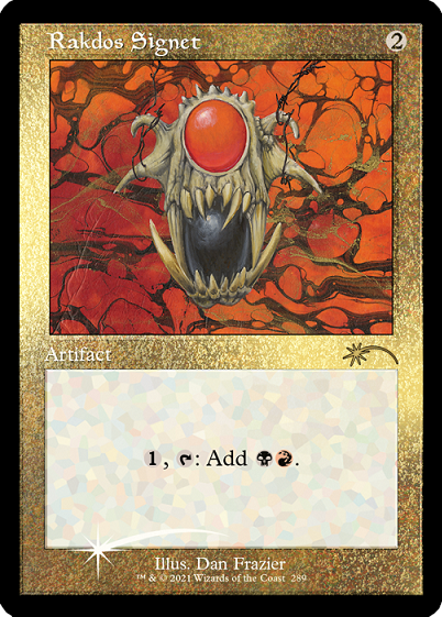 Rakdos Signet (Retro) (Foil Etched) [Secret Lair Drop Series] MTG Single Magic: The Gathering | Red Claw Gaming