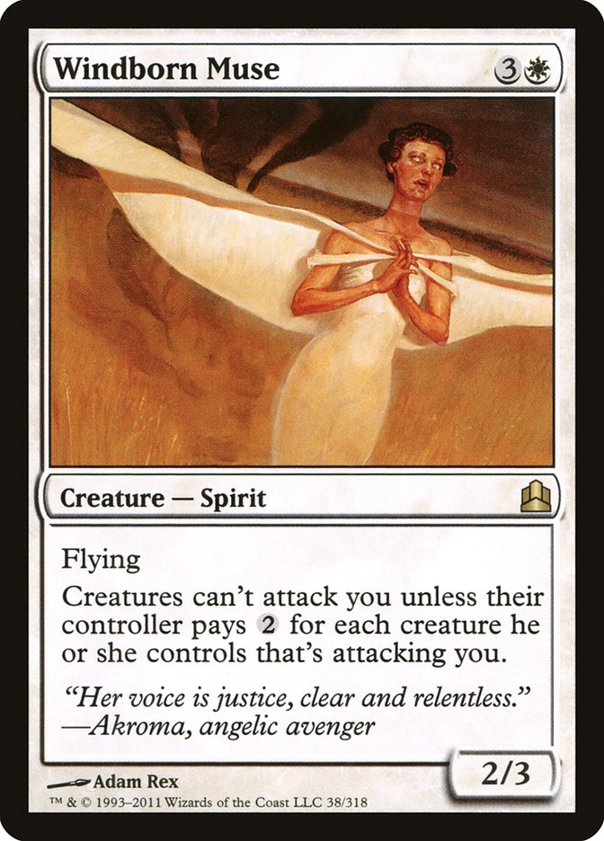Windborn Muse [Commander 2011] MTG Single Magic: The Gathering | Red Claw Gaming